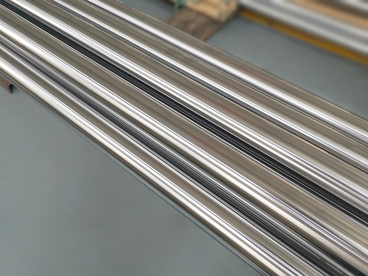 Stainless steel hydraulic piston rod
